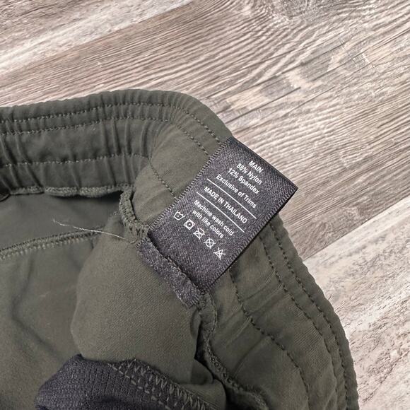 Public Rec Green Black Men 37x30 Elastic Waist Pull On Stretch Performance Pants - Picture 6 of 13